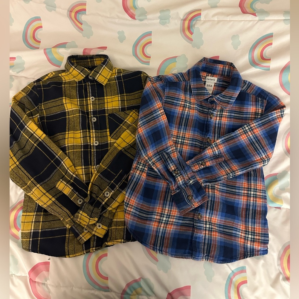 Boys 5/5A and 5/6 Flannels